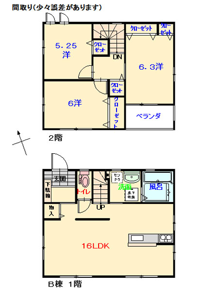 古新開にある３ＬＤＫ戸建て♪設備の充実した賃貸物件。