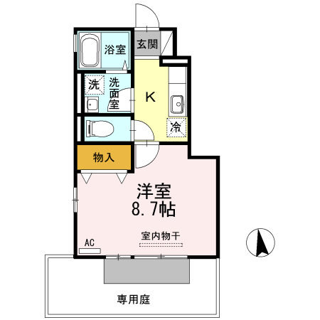 機能性と快適性の高い設備。アパート専用のゴミ回収サービスもあります！