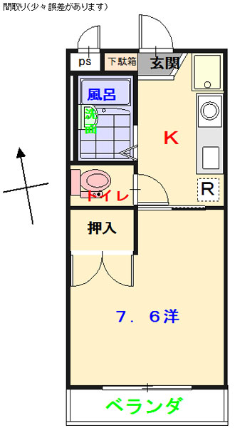 南向きで日当り良好。広商店街近く、イオンも徒歩８分。